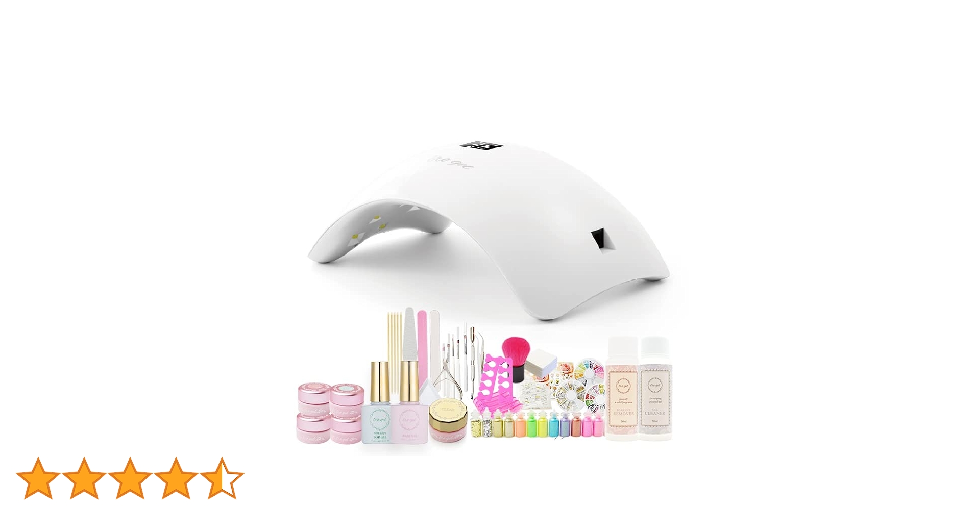 iro gel ジェルネイル スターターキット Amazon | iro gel (イロジェル)UV/LED両対応 ハイパワーライト